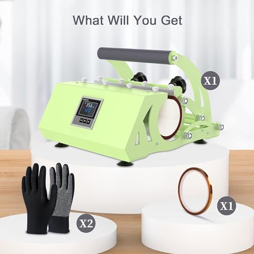 Máquina de prensa térmica para tazas hasta 30oz 110V miniatura 6