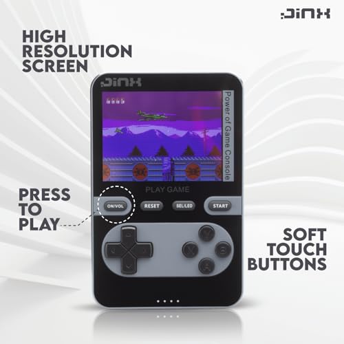 Image of JINX Alpha Pro Wireless Magnetic Powerbank with Retro Video Game|Classic Built-in Retro Games with Powerbank|8000mAh 15W Magsafe Compatible Power Bank Fast Charging for iPhone, Android (Pink)