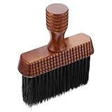 ABOOFAN Barber Neck Duster Pinsel mit Holzgriff Weiche Friseurbürste für Haarentfernung Nach Haarschnitt Salonwerkzeug Professionelle Broken Hair Brush für Barbershops und Stylisten