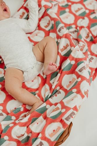 Image of Copper Pearl Swaddle Blankets for Newborns | Soft Stretchy Receiving Blankets for Boys and Girls | Large 46 x 46 Inch Baby Blankets | Lightweight and Breathable Swaddles | Claus