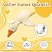 DvBCNMe Ente Kuscheltier, Gans Kuscheltier, Kuscheltiers Kissen für emotionale Unterstützung, Entspannungsbegleiter für Büro und Zuhause, Dekorationselement mit 50 cm Größe
