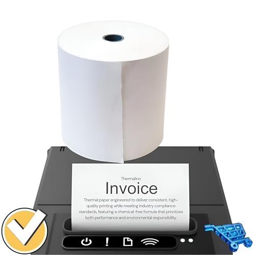 Papel térmico sin BPA de 3 1/8 para tickets duraderos y legibles 2