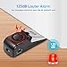 Türstopper Alarm, Türstopper mit Rutschfestem Gummi und Alarm, Alarm Keil für Tür mit 120dB...