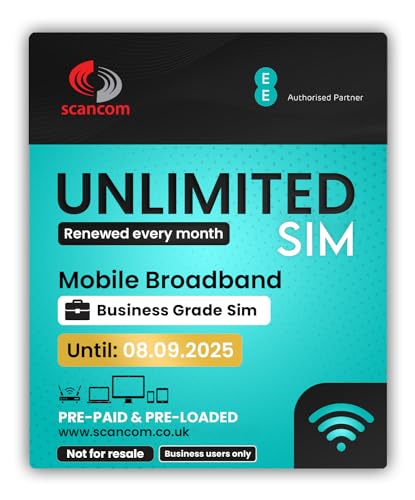 EE 5G Unlimited Data Sim Card - Preloaded each month until 8th...