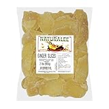 Naturalee Dried & Crystallized Ginger Slices 2 lb - Healthy Snack - Packed with Vitamin C