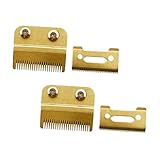 Frcolor 2セット 可能な理髪器替え刃 対応 電気クリッパーブレード 高精カット用交換ヘッド 美容師推奨モデル