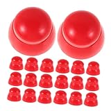 GARVALON 30 Stück Teiliges Kunststoff Schraubenkopfabdeckungen für Spielplatzgeräte Wetterfeste Mutternschutzkappen Uv-beständige Bolzenabdeckungen Spielbereiche Einsetzbar Sicher für