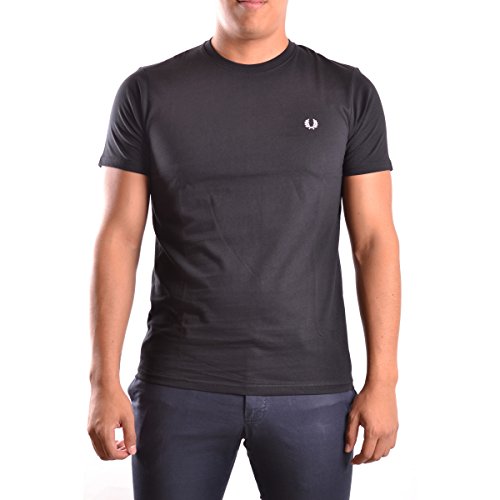 Fred Perry 100% Cotton Crew Neck Black T-Shirt Small