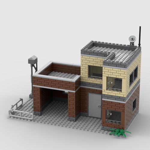 Lemess Military House WW2 Base Building Set, 466 Pcs Military Base Building Sets, WW2 House Building Block - 2