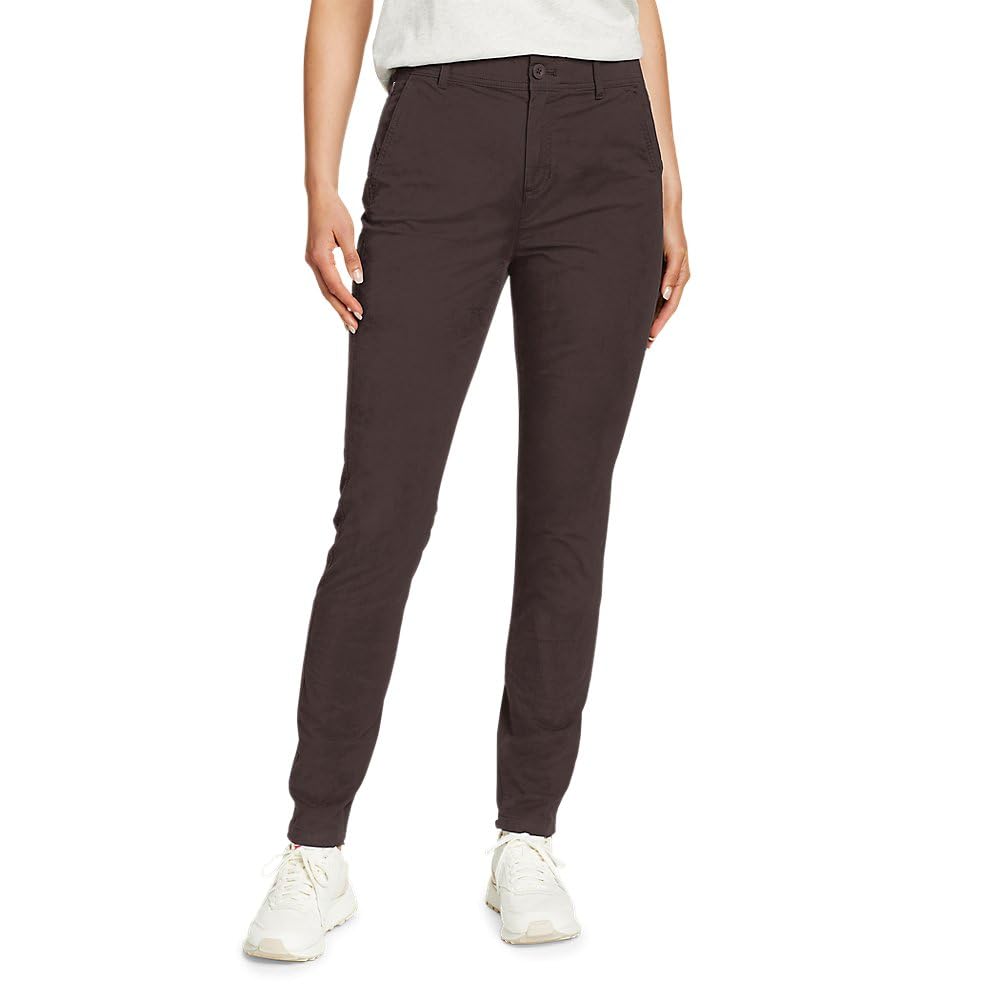 Eddie Bauer Womens Voyager High-Rise Chino Slim Pants
