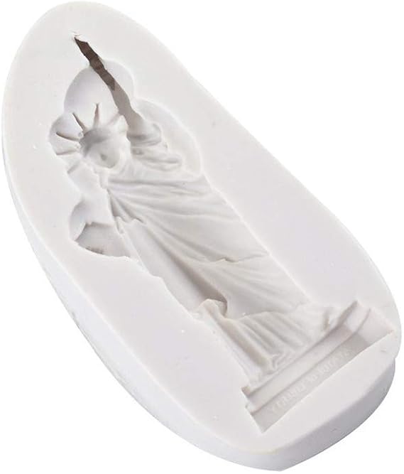 DIY Baking Mold Statue Of Liberty Silicone Mould Fondant Cake Handmade Soap Mold