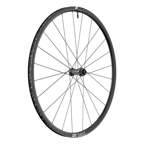DT Swiss PR 1600 Spline 23 Front Wheel - 700, 12 x 100mm, Center-Lock, Black