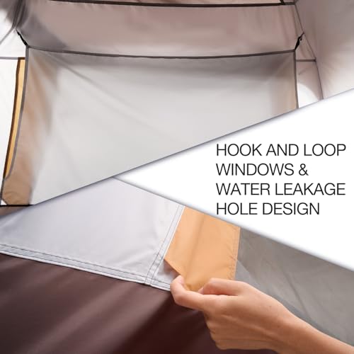 Tienda de campaña CAMEL CROWN para 4 personas impermeable, ligera y portátil para camping y senderismo miniatura 7