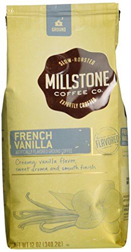 Millstone French Vanilla Ground Coffee, 12 Ounce Packages (Pack of 2)