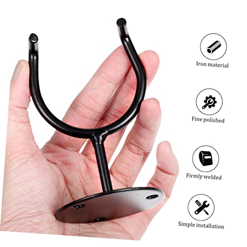 Gogogmee Baseball Holder Wall Mount 6 Pcs Bat Stands Wall-mounted Baseball Bat Rack Decor Iron Bracket