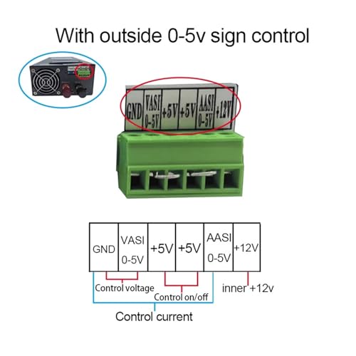 Alimentation à découpage CA/CC 1500W robuste et précise avec écran de contrôle