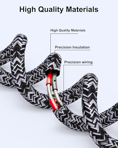 Image of Magnetic Watch Charger Compatible with Samsung Galaxy Watch 8 7 6 5 4 FE Ultra, 3.3FT Durable Nylon Braided USB A Charging Cable Dock for Galaxy Watch Ultra 47mm Classic 46mm Active 2 1 Power