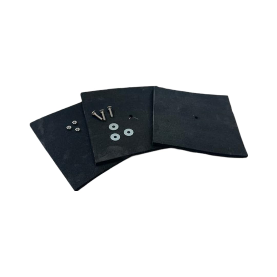 OvoControl Protective 1/2" Square Rubber Foot Pads for Automatic Wildlife Feeder