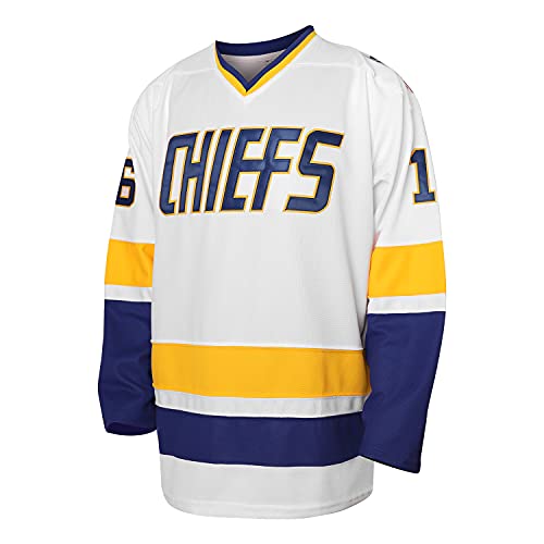 MESOSPERO Hanson Brothers 16-18 Charlestown Chiefs Slap Shot Hockey Jersey