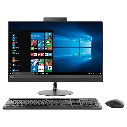 2019 Lenovo Ideacentre Business 520 23.8'' Touchscreen FHD(1920x1080) All-in-One Desktop PC, AMD A12-9720P 2.7GHz, 8GB DDR4, 1TB HDD, DVD-RW, Bluetooth, Radeon R7, HDMI, Keyboard & Mouse, Windows 10