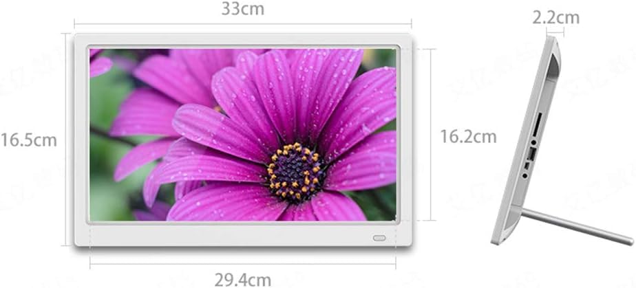 Marco de fotos digital con pantalla HDMI de 13,3" IPS y reproductor de video 1920 × 1080 3