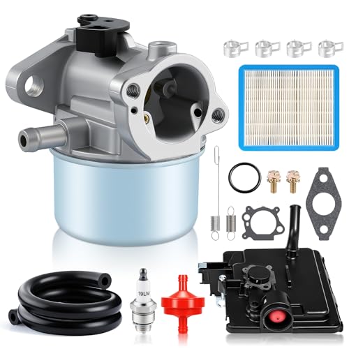 799868 Carburetor Fits 498170 497586 497314 698444 498254 497347 Models 4-7 hp Engines with No Choke Replacement Carburetor with Gasket and O-Ring 497410 499617 692648 693909 694202 790821 799872