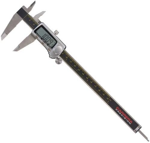 Carrera Precision CP8808-T 8-Inch Titanium Digital LCD Caliper Micrometer