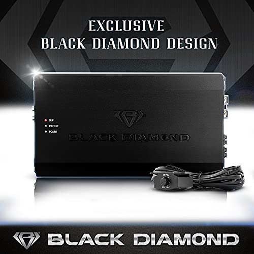 Image of Black Diamond DIA-P1000X1D Car Audio Amplifier Class D 1-Channel Monoblock Amp 1000 Watts RMS, Remote Level Control Included (Renewed)