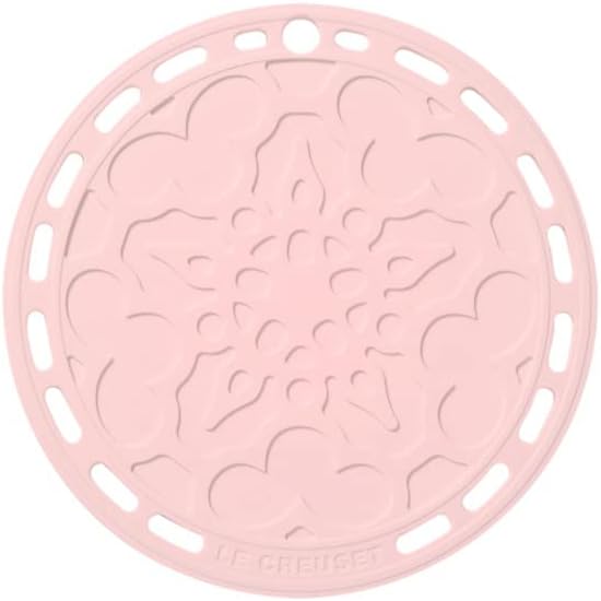 Le Creuset French Trivet, Silicone, Heat resistant to 250ยฐC, 20 cm, Powder Pink, 93007300231000