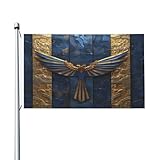 Outdoor Flags & Banners 3x5FT Double Sided Printed Garden Flags for Outside, Perfect for Spring, Easter Jalisco state flag