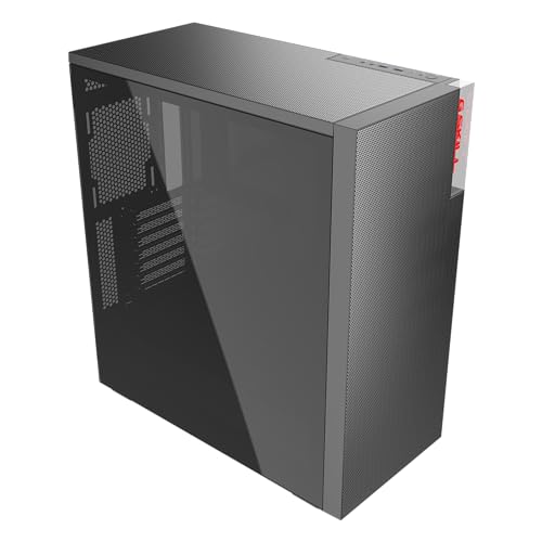 Caja ATX de media torre negra G.SKILL MD1 con chasis de malla y cristal templado