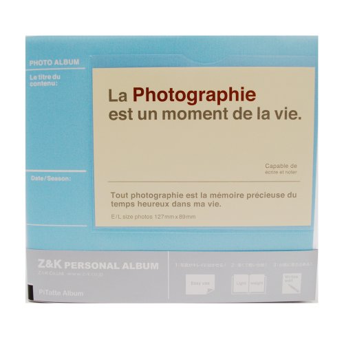 Z&K ピタットアルバムSS パステルブルー 60-107