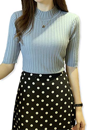 [ハベリィ]  ハイネック セーター 