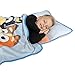 Bluey Kids Nap-Mat Set – Includes Pillow and Plush Blanket – Great for Boys or Girls Napping During Daycare or Preschool - Fits Toddlers and Young Children