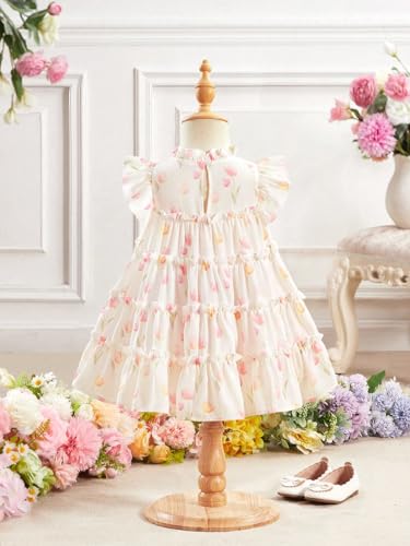 Image of Tagas Girls Dress | Premium Jimmy Choo Fabric Look | Light Sky Blue Layered Frock with Bow | Birthday, Wedding & Festive Dress for Kids (Ages 1 9 Years)| Knee Length