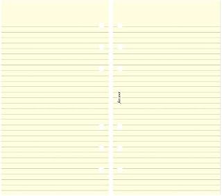 Filofax Ruled Cotton Cream (B133053)