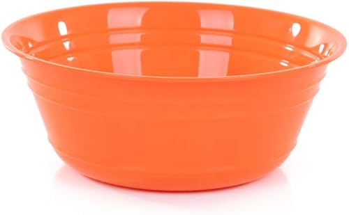 Miniatura 7 de Tazón de plástico colorido para aperitivos (parte de un juego) para fiestas, vajilla, platos de uso diario, perfecto para ensaladas, frutas,