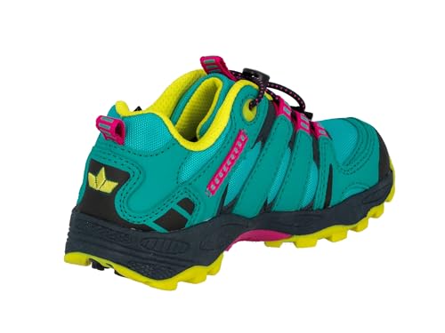 Lico Unisex Fremont Trekking-& Wanderhalbschuhe, Türkis/ Pink/ Lemon, 39 EU