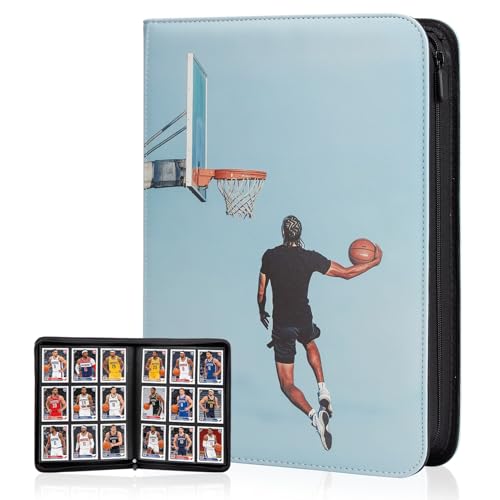 Image of Basketball Card Binder 360 Pockets Waterproof Trading Cards Storage