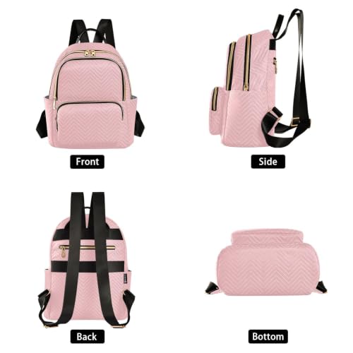 Image of ALAZA Rose Pink Small Backpack Purse for Women Travel Bag Fashion Daypack Back Pack Shoulder Bag
