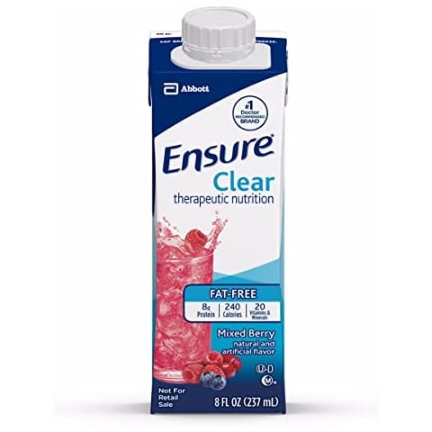 Ensure Clear Mixed Berry, 8 Ounce, New Recloseable Carton - Case of 24 Cover
