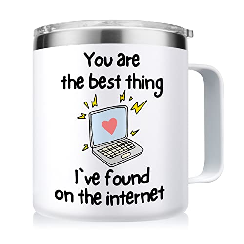 Nowwish Romantic Gifts For Her - Love Gifts For Wife Girlfriend On Birthday, Anniversary, Christmas, Valentines Day - 14Oz White Insulated Coffee Mug #TOP14