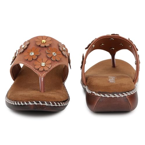 Image of ORTHO JOY doctor Fancy Footwear for women || Orthopedic Women's Fancy Slipper /Sandal For Women