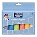 Lefranc Bourgeois - Craies de trottoir colorées pour enfants - Boîte de 6