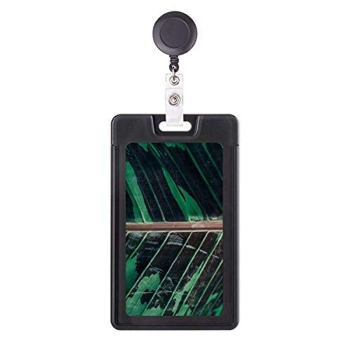 Porte-badge rétractable Simpol enrouleur badge feuille bananier pour carte de bureau