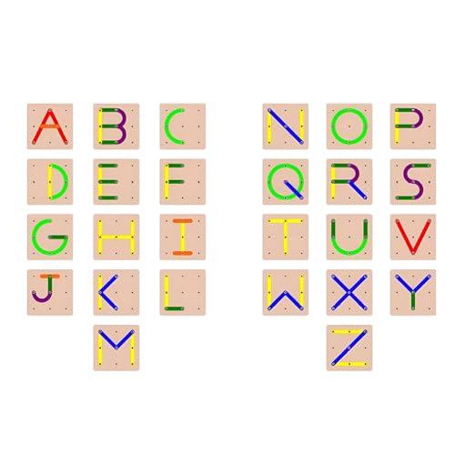 Image of Wooden Alphabet Puzzle for Kids 2-5 Years - ABCD Learning Toy with Letters & Numbers, Alphanumeric Puzzle Board, Educational Activity Toy for Early Learning & Skill Development