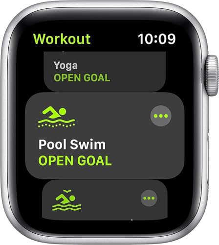 Image of Apple Watch Series 9 [GPS 41mm] Starlight Aluminum Case with Starlight Sport Band, S /M (Renewed)
