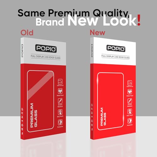 Image of POPIO Military-Grade Gorilla Tempered Glass For OnePlus 6 | 9H Hardness, Edge-to-Edge, Bubble-Free