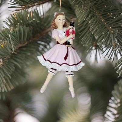 コレクション ballerina ornament Amazon.com: The Bridge Collection Silver and Gold Ballerina