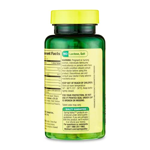 Papaya Enzymes For Digestion - Spring Valley 180 Ct (1) Set With Fusion Shop Store Week Case (1) #TOP6